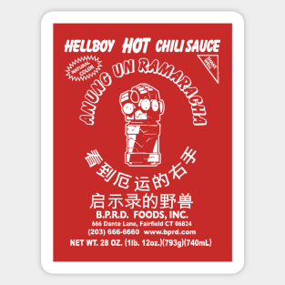 HELLBOY HOT SAUCE Sticker